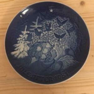 Bing & Grondahl Christmas plate. 1981.‎ EUC